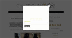 Desktop Screenshot of chardonnaymoi.com